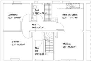 Schöne 3 ZKB im Grünen! – Am Schäferhof 11, 34127 Philippinenhof, Kassel – Vorschaubild 2