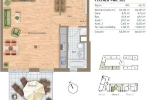 B.J.-2015! Neuwertige 1 Zi. Wohnung in sehr gefragter Lage! Vermietet! – 81539 Obergiesing, München – Vorschaubild 22