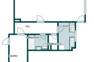 Renovierungsbedürftige 1,5 Zimmer-Wohnung in gepflegter Wohnanlage mit Loggia und Blick ins Grüne – Die vollständige Adresse der Immobilie erhältst du vom Anbieter., 23560 Moisling, Lübeck – Vorschaubild 13