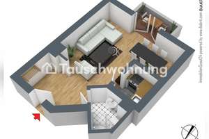 Tauschwohnung: 1-Zimmerwohnung mit Balkon