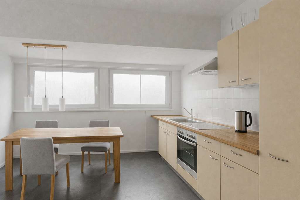 Immobilie in Merzhausen - Lichtdurchflutete 3-Zimmer-Wohnung im Dachgeschoss mit Balkon (KFW70) - Bild 1