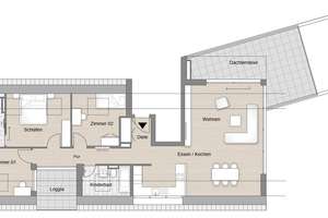4-Zimmer-Wohnung im DG | Lichtdurchflutet mit großer Dachterrasse – Teichstr. 16, 70186 Gablenberg, Stuttgart – Vorschaubild 4
