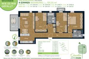 moderne 4-Zimmer-Wohnung in Erlangen – Hans-Geiger-Str. 20a, 91052 Rathenau, Erlangen – Vorschaubild 2