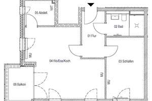 Lichtdurchflutete Etagenwohnung – modern, großzügig und komfortabel wohnen ! Anmietung nur mit WBS ! – Athanasius-Kircher-Straße 17, 97074 Frauenland, Würzburg – Vorschaubild 5