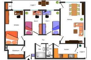Tolle 4 Zimmerwohnung mit Garage - sofort Frei - in gutem Zustand – Die vollständige Adresse der Immobilie erhältst du vom Anbieter., 72762 Reutlingen-Mitte, Reutlingen – Vorschaubild 18