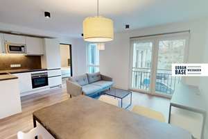 URBAN BASE: Vollmöbliertes 2-Zimmer-Apartment mit EBK, ALL-IN-MIETE, UVM. im Wiesbadener Stadtzen...