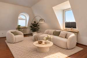 Über den Dächern von Sachsenhausen-Nord: Altbau-Etage mit Aufzug und Skylineblick – 60594 Sachsenhausen-Nord, Frankfurt am Main – Vorschaubild 2