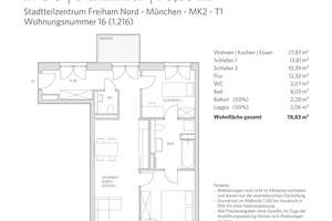 3-Zimmer-Wohnung mit Balkon und Loggia – Amalie-Nacken-Str. 5, 81248 Freiham, München – Vorschaubild 5