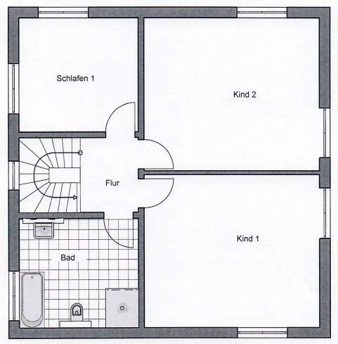 Grundriss Obergeschoss
