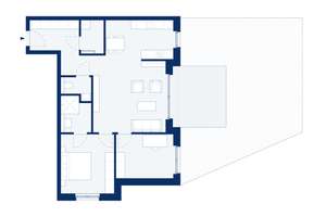 RESERVIERT! D03: Elegante 3-Zimmerwohnung mit großzügigem Wohn-Essbereich - Bad ensuite - Terrasse – Villenstraße 4, 53129 Dottendorf, Bonn – Vorschaubild 3