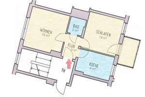 +++ Schöne Stadtwohnung mit Balkon im Herzen der Stadt +++ – Wollenweberstr.  3, 31134 Stadtmitte / Neustadt, Hildesheim – Vorschaubild 2