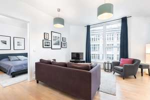 Chausseestraße, Mitte: 2 Zimmer Neubauwohnung im "Living 108", 3. OG, Gemeinschaftsterrasse, Aufzug – Chausseestr. 108, 10115 Mitte (Ortsteil), Berlin – Vorschaubild 9