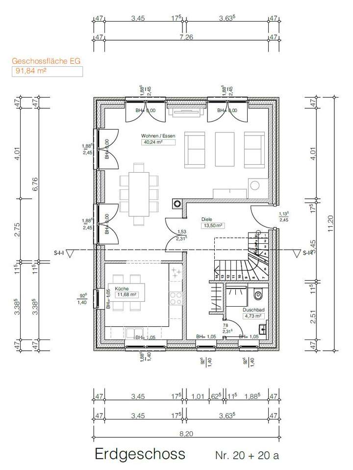 Grundriss - Erdgeschoss