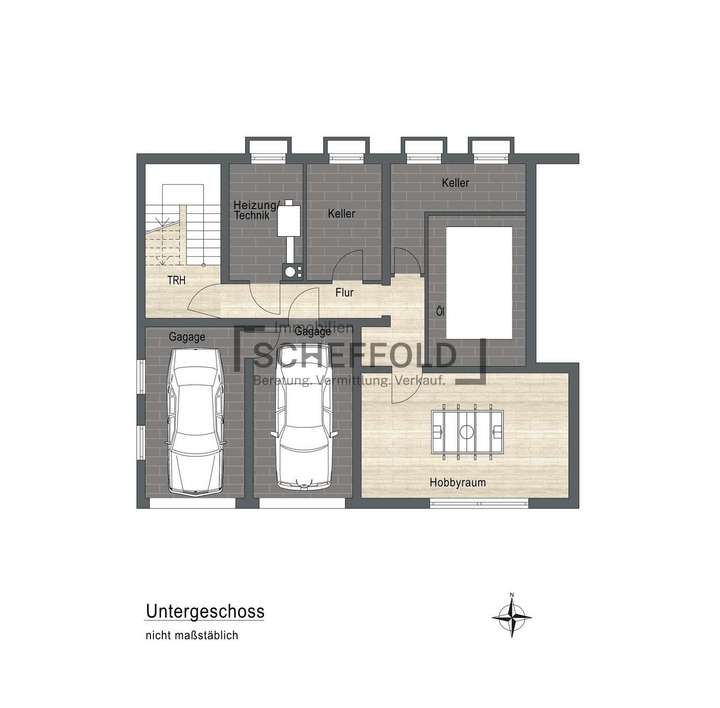 Grundriss Untergeschoss