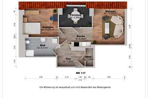 Tolle Wohnung mit EBK , Dachterrasse in guter Lage auf der  Elbinsel – Werner-Heisenberg-Straße 25, 39106 Alte Neustadt, Magdeburg – Vorschaubild 16