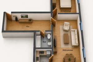 Zentrale Lage am Leipziger Zoo | vermietete 2-Zimmer-Wohnung – 4105 Zentrum-Nordwest, Leipzig – Vorschaubild 16