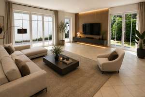 Stilvolle, gepflegte  3-Zimmer-Erdgeschosswohnung mit Terrasse und Garten. Waldtrudering – Lachenmeyrstraße 4, 81827 Waldtrudering, München – Vorschaubild 4
