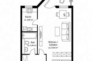 AIGNER - Lichtdurchflutetes Dachgeschoss-Apartment mit Balkon – Die vollständige Adresse der Immobilie erhältst du vom Anbieter., 80997 Allach, München – Vorschaubild 6