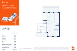 RESERVIERT! B28: 4-Zimmer-Penthouse mit 2 Dachterrassen – Hausdorffstraße 348, 53129 Dottendorf, Bonn – Vorschaubild 4