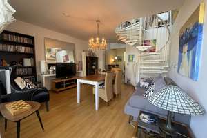 - NEU - *113m² Stilvolle Maisonettewohnung mit Ateliercharakter und Sonnenterrasse!* – Martinstraße 9, 65189 Südost, Wiesbaden – Vorschaubild 3