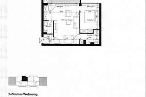 Sonnendurchflutete 2-Zimmer-Wohnung mit Einbauküche und Südwest Balkon in Köln-Raderthal – Raderthaler Straße 29, 50968 Raderthal, Köln – Vorschaubild 14