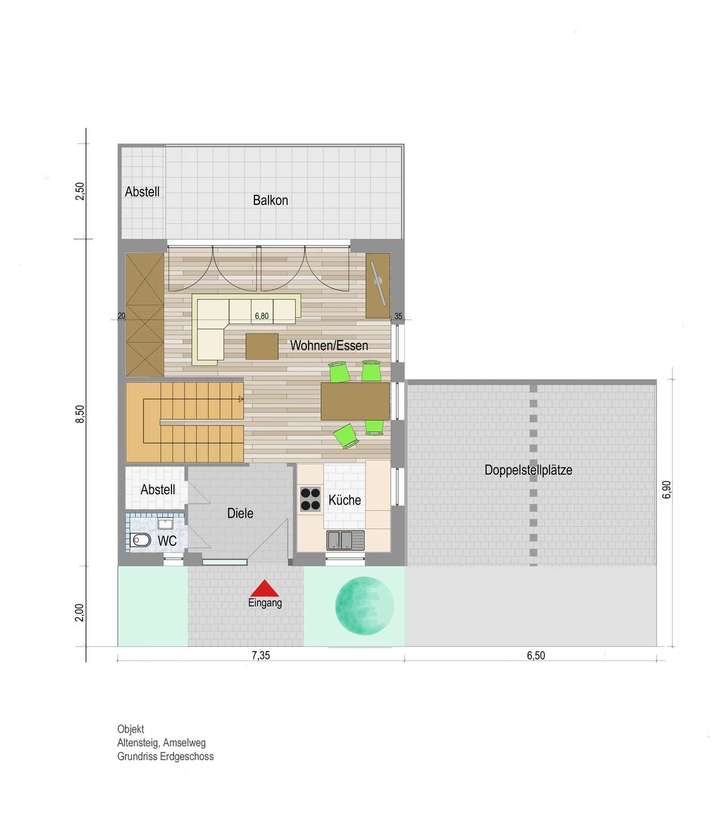 BV Altensteig Grundriss EG bun