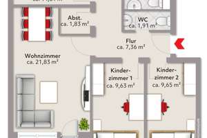 Bremen-Kirchhuchting: Modernisierte und helle 4-Zimmer-Eigentumswohnung – Die vollständige Adresse der Immobilie erhältst du vom Anbieter., 28259 Kirchhuchting, Bremen – Vorschaubild 15