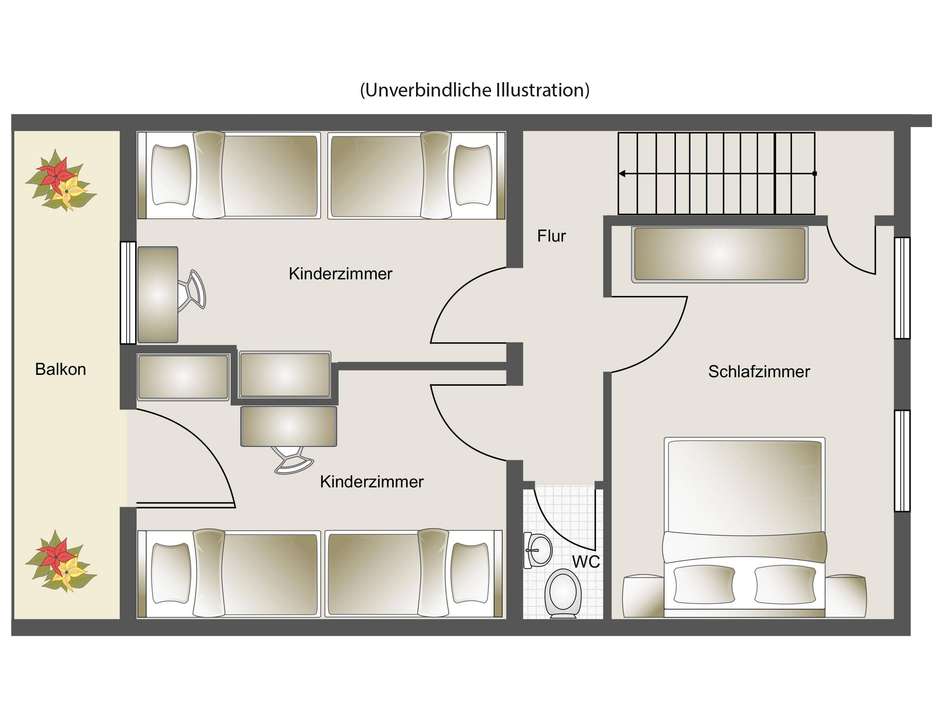 Grundriss Obergeschoss