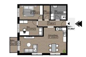 Neubau - ETW 3ZKB I Provisionsfrei – Am Schützenrain 1b, 63589 Linsengericht – Vorschaubild 9