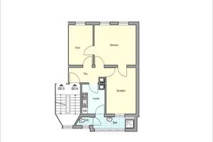 Liebe zum Altbau, Komfort von heute! 3-Zimmer Wohnung in der Innenstadt – Katharinenstraße 38, 73728 Innenstadt, Esslingen am Neckar – Vorschaubild 2