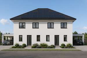 PROVIONSFREI: Zwei Doppelhaushälften, Energieeffizienter Neubau, KfW40, Massivbauweise & PV-Anlage – Ferdinandstraße 25, 33649 Brackwede, Bielefeld – Vorschaubild 2