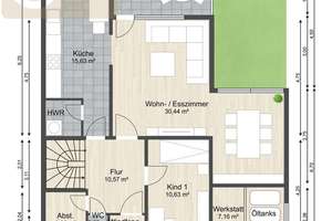 Charmantes Reihenendhaus mit Garten in ruhiger Lage von Vorsfelde! Mein Haus = Mein Partner! – Die vollständige Adresse der Immobilie erhältst du vom Anbieter., 38448 Vorsfelde, Wolfsburg – Vorschaubild 16