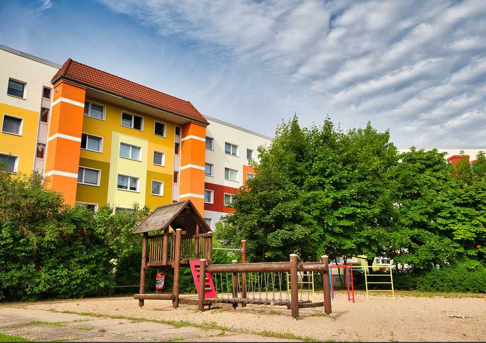 2-Zimmer-Wohnung mit Dusche, großem Balkon und Aufzug