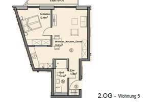 Wohnung 05 | 2 Zimmer | 54 m²