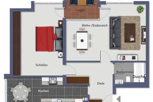 Attraktive 2-3 Zimmer-Wohnung in Traar mit Loggia, Garage und durchdachtem Grundriss! – Die vollständige Adresse der Immobilie erhältst du vom Anbieter., 47802 Traar, Krefeld – Vorschaubild 28