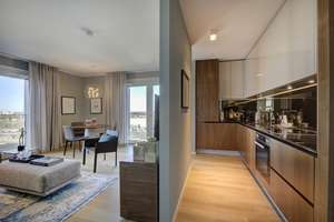 WIN WIN - 3 Zi. Wohnung, voll ausgestattet, mit Blick über Düsseldorf