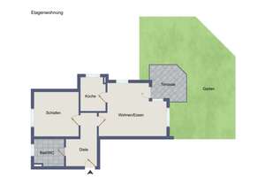 2-Zimmer-EG-Wohnung mit Terrasse, Hobbyraum und TG-Stellplatz  – 70569 Dachswald, Stuttgart – Vorschaubild 12