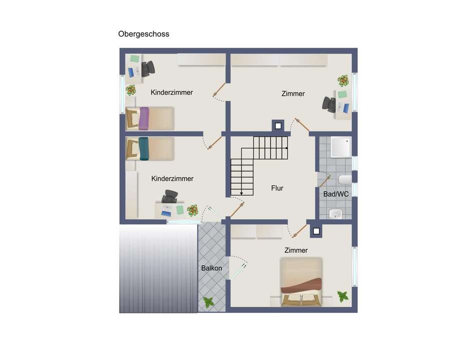 Grundriss Obergeschoss