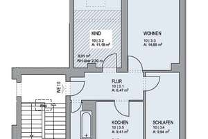 Wahren - helle 3-Raum-Dachgeschoßwhg. mit Balkon, Weitblick und Tageslichtbad im Wohnpark Auenwald – Die vollständige Adresse der Immobilie erhältst du vom Anbieter., 4159 Wahren, Leipzig – Vorschaubild 16