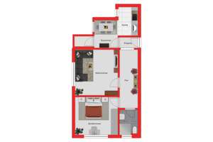 2-Zimmer-Wohnung mit Garage in Citynähe von Leverkusen-Opladen! – 51379 Opladen, Leverkusen – Vorschaubild 9