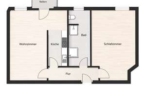 Helle 2-Zimmer Altbauwohnung im 1. OG- Erstbezug nach Sanierung in Berlin Pankow - bezugsfrei ab Mai – Die vollständige Adresse der Immobilie erhältst du vom Anbieter., 13156 Niederschönhausen, Berlin – Vorschaubild 7