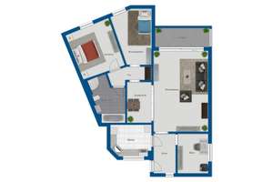 Großzügige Wohnung mit Loggia und Tiefgaragenstellplatz in Lövenich (bezugsfrei) – Die vollständige Adresse der Immobilie erhältst du vom Anbieter., 50859 Lövenich, Köln – Vorschaubild 18