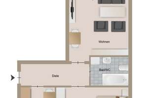 Helle und gepflegte 2-Zimmer Eigentumswohnung in Oldenburg-Nadorst als Kapitalanlage – Die vollständige Adresse der Immobilie erhältst du vom Anbieter., 26123 Bürgeresch, Oldenburg (Oldenburg) – Vorschaubild 10