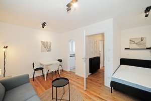 Modern möbliertes 1-Zimmer-Apartment mit großzügigem Raumgefühl – Mitteisstraße 31, 80935 Lerchenau-Ost, München – Vorschaubild 2