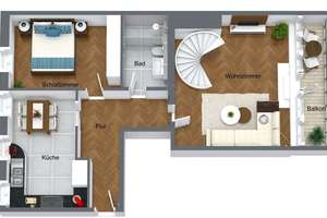 Zentral, modern, vielseitig – großzügige 3-Zimmer Wohnung mit Aufzug und Stellplatzoption – Die vollständige Adresse der Immobilie erhältst du vom Anbieter., 18057 Kröpeliner-Tor-Vorstadt, Rostock – Vorschaubild 18