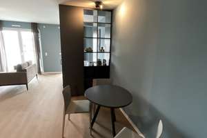 mio Suite Apartment: Vollmöbliertes 1-Zimmer-Apartment mit Designerküche, WLAN – Himmelgeister Straße 66a, 40225 Bilk, Düsseldorf – Vorschaubild 3