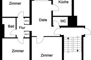 3-ZimmerWohnung in Chorweiler Nord, ohne WBS