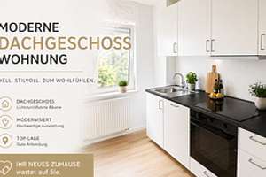 Erstbezug nach Sanierung: schöne 3-Zimmer-Dachgeschosswohnung in Stuttgart Stammheim