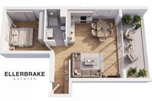 Modernisierte Zwei Zimmerwohnung in Niehl - Terrasse und großen Keller – 50735 Niehl, Köln – Vorschaubild 9