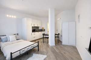 Mitten in STUTTGART ! Wunderschöne vollmöbilierte Studioapartments zur Miete mit Terrasse – Neckarstraße  140/2, 70190 Stöckach, Stuttgart – Vorschaubild 3